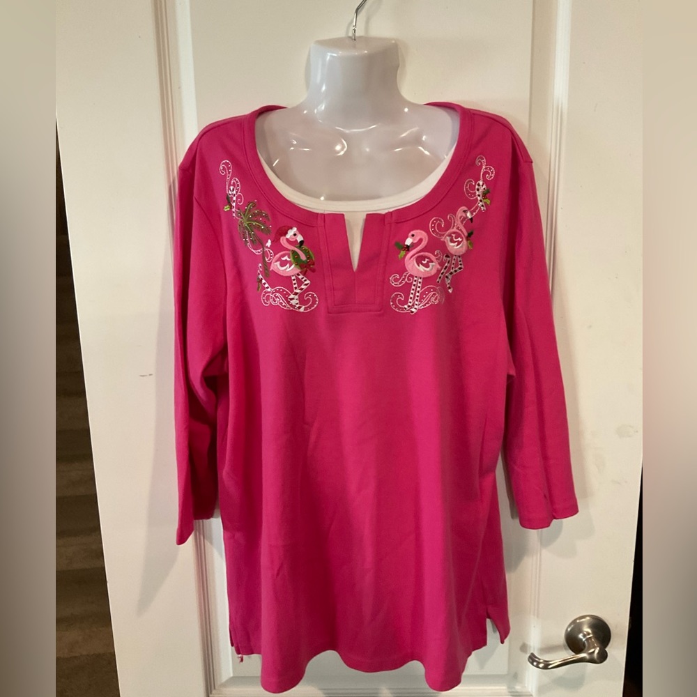 Hot pink Cotton tunic